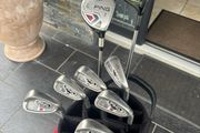 full set of golf clubs