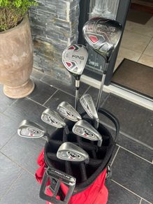 full set of golf clubs