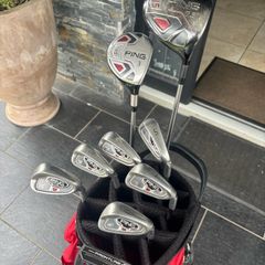 full set of golf clubs
