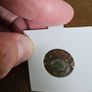 Ancient Bronze Coin Uncleaned Excavated Find, Green Patina, Unattributed AE Image 4
