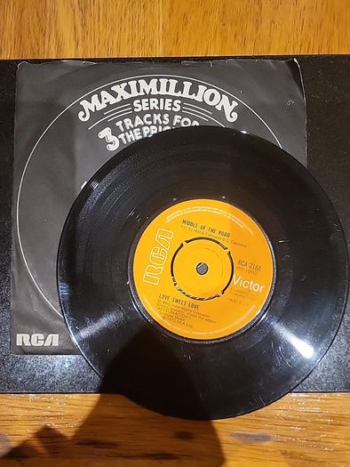 Middle of the Road Love Sweet Love 7 Inch Vinyl 1972