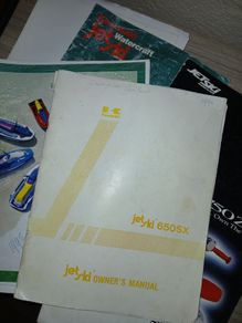 Booklet kawasaki 650sx manual