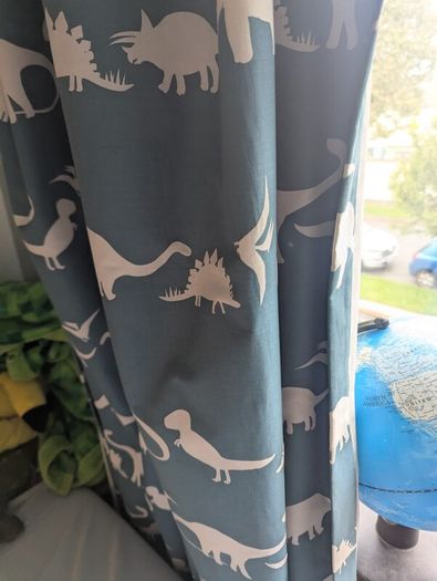 dinosaur curtains