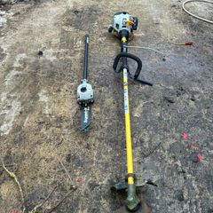 strimmer and pole saw