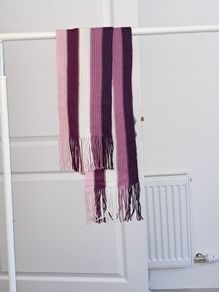 Pink & Cream Scarf