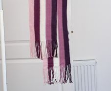 Pink & Cream Scarf