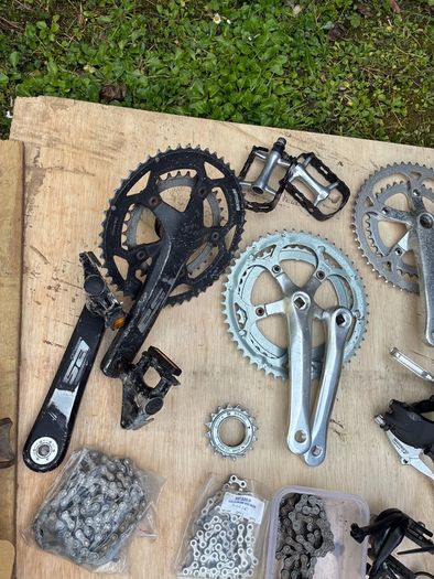 Job lot of bicycle parts
