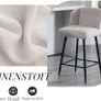 Set of 2 Kitchen Bar Stools Breakfast Bar Chairs for Dining Room Image 4