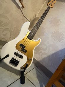 Squier Precision Jazz (PJ) Bass Upgraded EMG Pickups