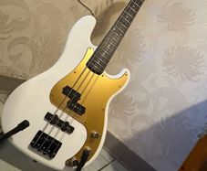 Squier Precision Jazz (PJ) Bass Upgraded EMG Pickups