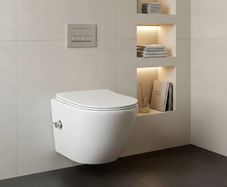Wall hung toilet with bidet - Brand new in box