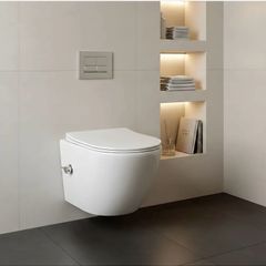 Wall hung toilet with bidet - Brand new in box