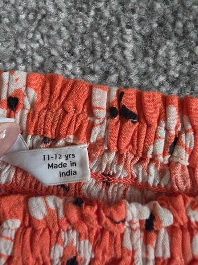 girls orange/coral dress