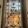 antique stained glass window Image 3