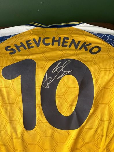 Shevchenko signed Ukraine shirt