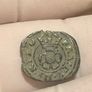 Charles I (1625-49). Rose Farthing, Mint Mark Crescent Nice grade Image 2
