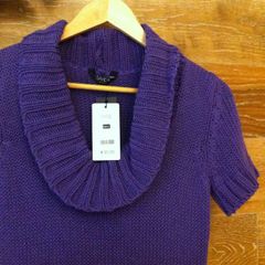 Brand New Savida Purple S/S Jumper Small