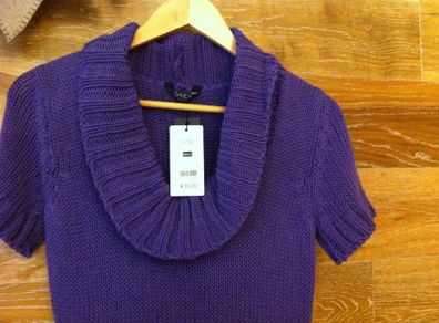 Brand New Savida Purple S/S Jumper Small