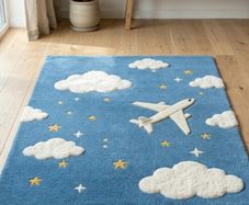 Kids rug - Plane
