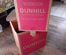 2 Dunhill Cardboard Boxes