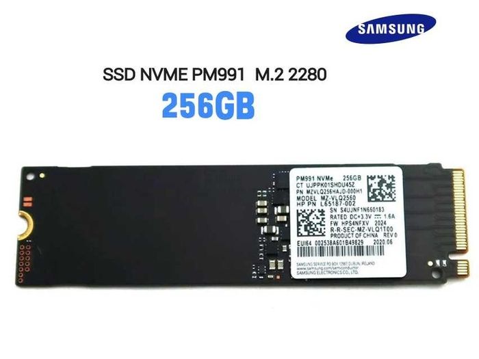 Samsung PM991 256GB 2280 NVMe M.2 Solid State Drive