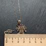 Ethnic solid silver pendant and chain Image 6