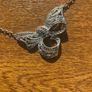 Silver and Marcasite  Vintage Necklace Image 3