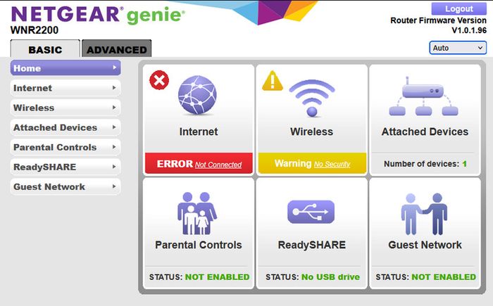 Netgear N300 router/modem