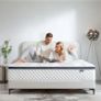 double Mattress 4FT6,10 INCH Pocket Sprungs Mattress Memory Foam- Medium Firm - Motion Isolation,135x190X25CM Image 2