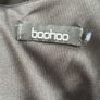 Ladies Midi Black Chiffon Dress with Flutter Sleeves from Boohoo Image 2