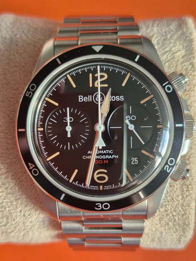 Bell & Ross BRV294 Chronograph Watch Mint Full Set