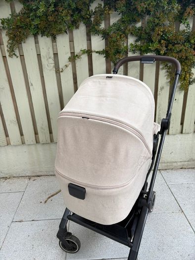 Cot Joolz Aer+ sandy taupe colour