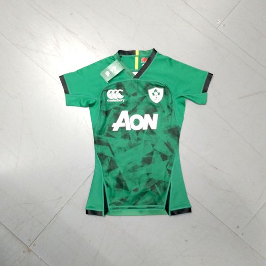 FREE POST NEW Player Issue (Size 10) Ireland Rugby Jersey Shirt IRFU Eire Irish Canterbury Green GPS World Cup St Patricks Day Paddys Day Womans