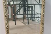 Large Gold Ornate Wall Mirror Approx. 106cm x 71cm Storage Clearance
