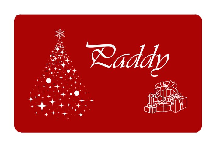 Christmas Table Place Names
