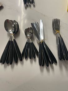 Vintage-style Napoli 18/8 stainless steel cutlery set