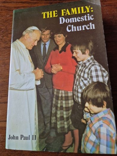 Vintage 1983 John Paul II The Family: Domestic Church. Religious.