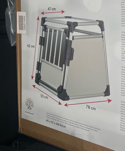 Dog transport box crate