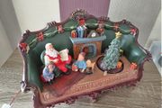 Christmas Light Up Santa on Chair
