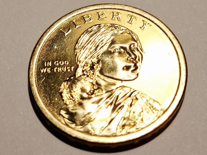 USA Native American Dollar coins