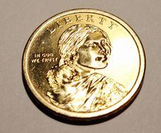 USA Native American Dollar coins