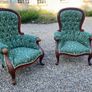 2 Victorian style chairs Image 2