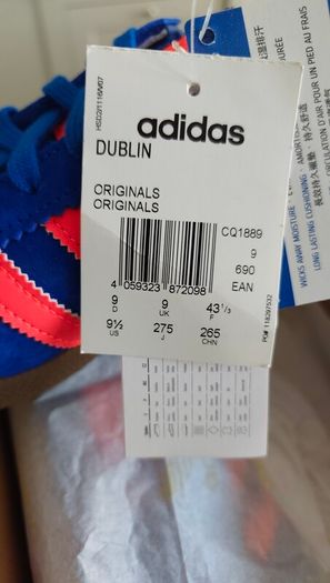 Adidas Dublin Ltd Edition Brand New