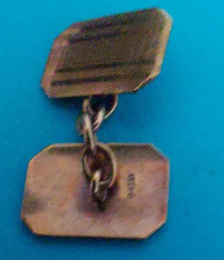 9 Ct Gold Cuff Links 5.3g