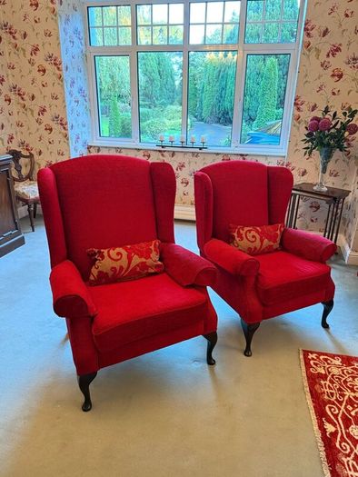 3 Seater & 2 Seater Sofas & Wingback chairs