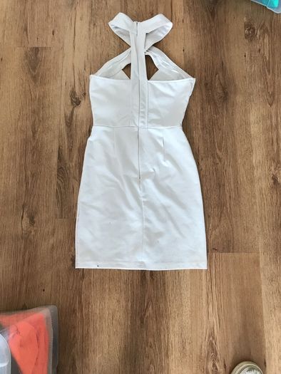 Cream Strappy Dress Size 6