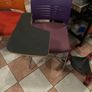 Chair with table Image 2