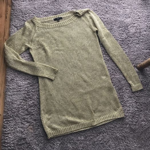 Gold Mesh Jumper Size S/M