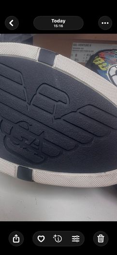 Armani Bnwt Trainers Runners shoes sneakers Size 9.5