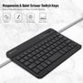 Keyboard Case for Samsung Galaxy Tab A7 Lite 8.7 inch 2021 (SM-T220 / T225 / T227), Slim Lightweight Stand Cover with Magnetically Detachable Wireless Bluetooth Keyboard Image 5